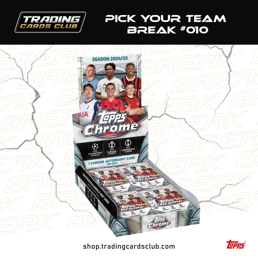 LIVE BREAK #010 - Topps UCC Chrome 24/25 (1x Hobby box) - Pick Your Team