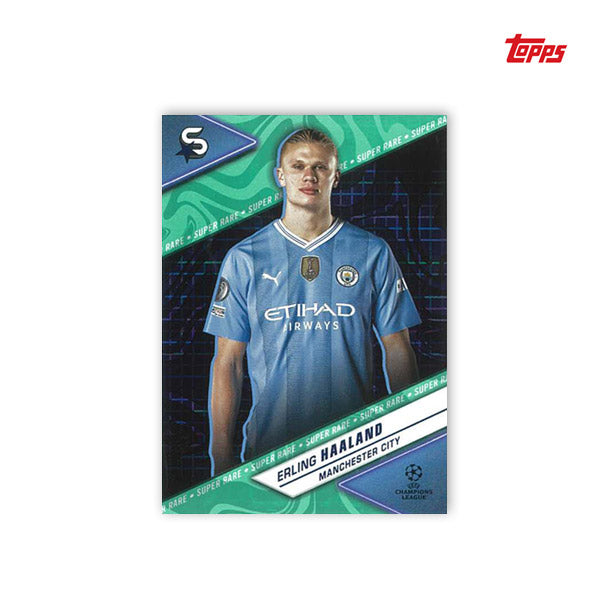 Erling Haaland, Topps Superstars UCC 2023/24, broj 87, Super Rare Parallel 147/199