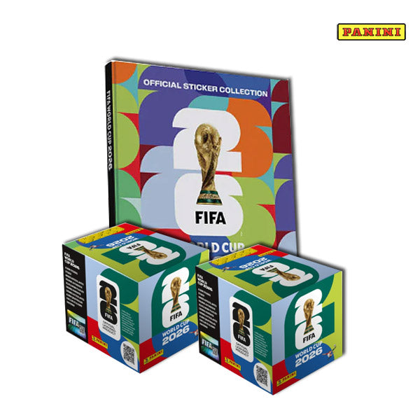 FIFA WORLD CUP 2026 (2 x Sticker Box + Hard Cover Album)