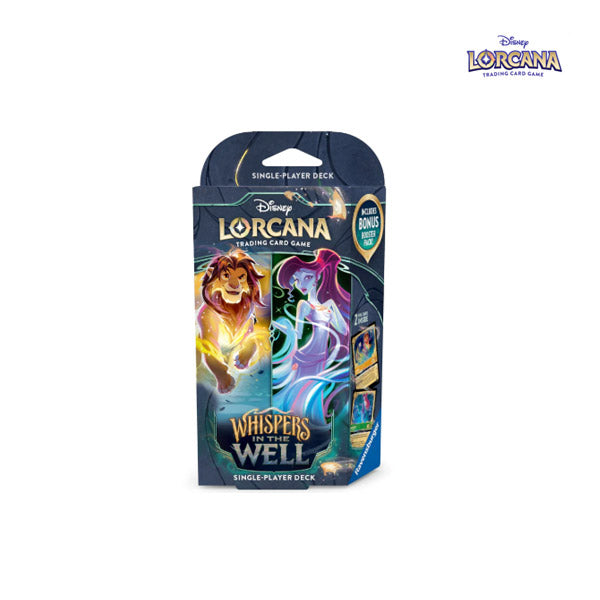 Disney Lorcana - Starter Deck - Whispers In The Well - Amber & Emerald
