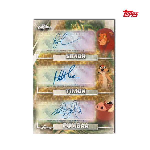 Topps Chrome Disney 2026 Mega box