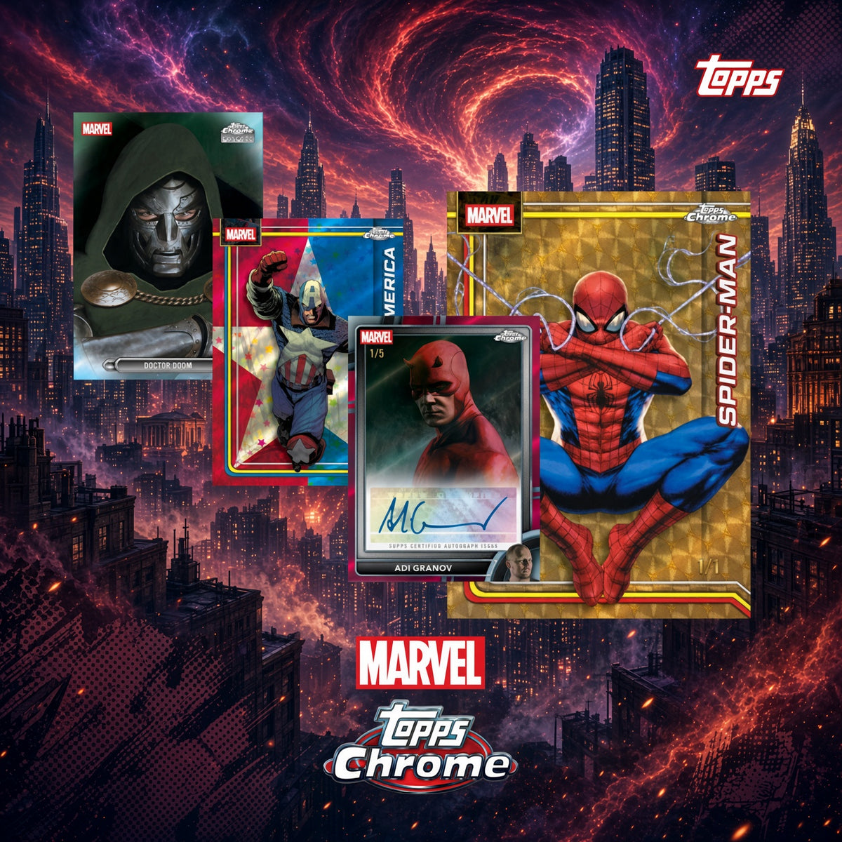 Topps Chrome Marvel Comics 2026 (Single cards)
