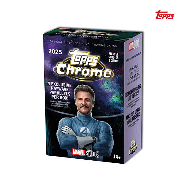 2025 Topps Marvel Studios Chrome value box