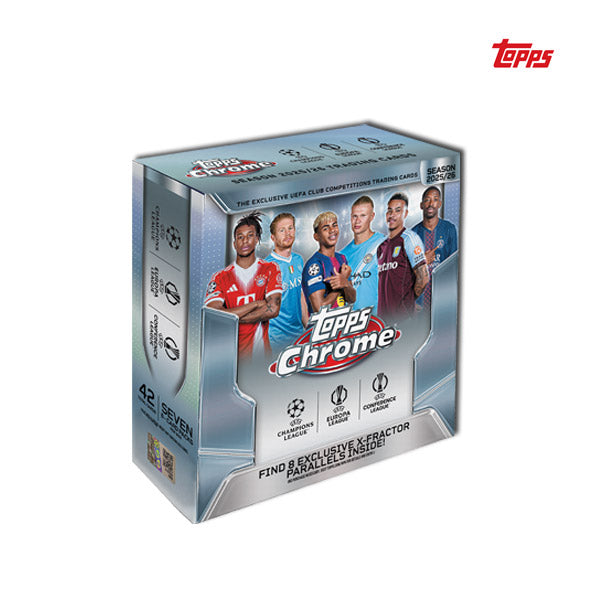 *PREORDER* Topps Chrome UEFA Club Competitions 2025-26 – Mega Box