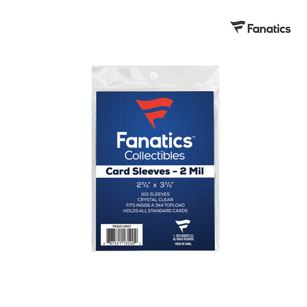 Fanatics Collectibles folije za kartice standardne veličine prozirne - 100 komada