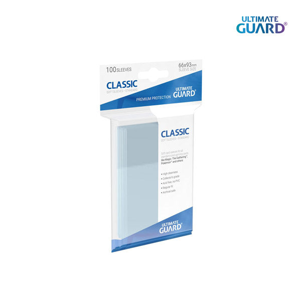 Ultimate Guard Classic Soft Sleeves Standard Size Transparent