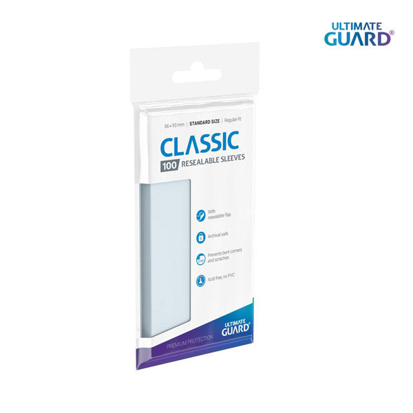 Ultimate Guard Sleeves Standard Size Resealable - 100 pcs