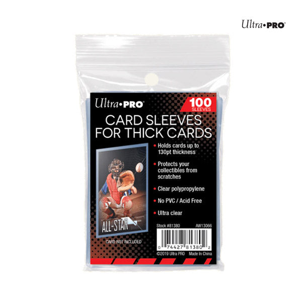Ultra PRO Thick Card Sleeves for Standard Trading Cards 130PT (100ct) Ultra PRO Thick Card Sleeves for Standard Trading Cards 130PT (100ct)