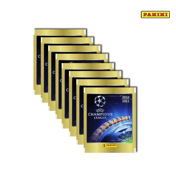 Panini Champions League 2010-2011  x  8 sticker packets