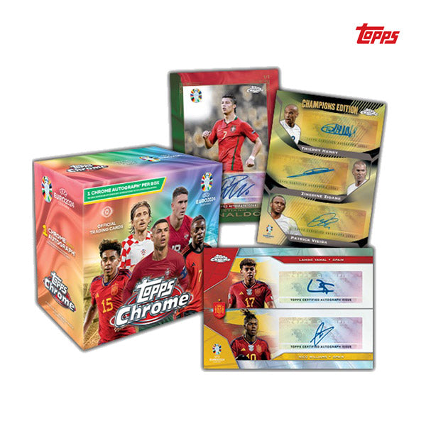 *PREORDER* 2023/24 Topps Chrome UEFA EURO Hobby Box