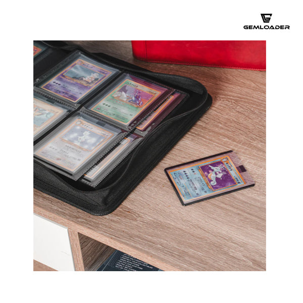 Gemloader Toploader fit Binder – 112 pockets - Black