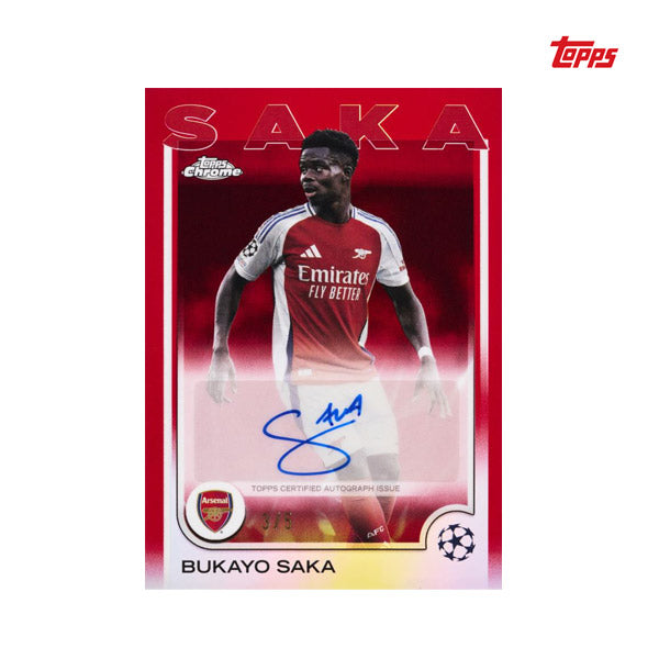 2023-24 TOPPS UEFA CLUB COMPETITIONS FLAGSHIP Ultimate Stage Bukayo 2023-24 TOPPS UEFA CLUB COMPETITIONS FLAGSHIP Ultimate Stage Bukayo