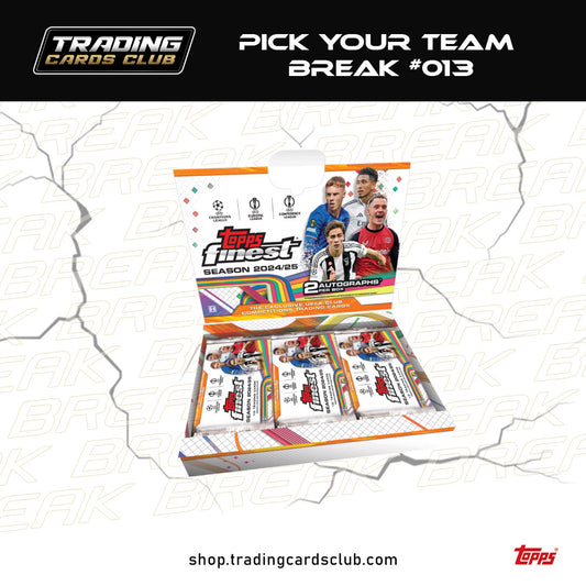 LIVE BREAK #013 - 24/25 Topps Finest UCC (1x hobby box)  - Odaberi tim