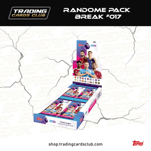 LIVE BREAK #017 - Topps Premier League 2026 - Hobby Box - Randome Pack Break