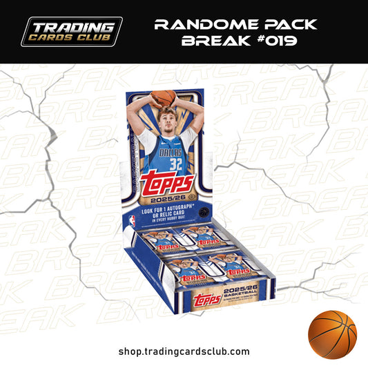 LIVE BREAK #019 - 25/26 Topps NBA Basketball Hobby Box - Randome Pack Break