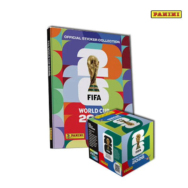 FIFA WORLD CUP 2026 Sticker box  + Hard Cover Album