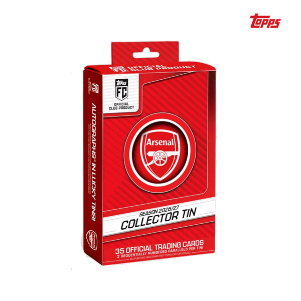 *PREORDER* Topps Arsenal FC Collector Tin 2026-27