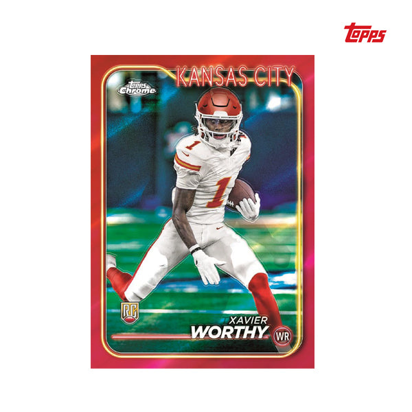 2024 Topps Chrome Football Hobby Box
