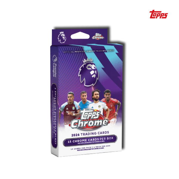 Topps Chrome Premier League 2026 Hanger Box