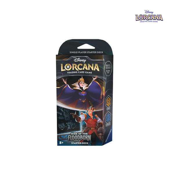 Disney Lorcana: Rise of the Floodborn - Starter Deck - Amber/Sapphire