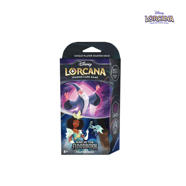 Disney Lorcana: Rise of the Floodborn - Starter Deck - Amethyst/Steel