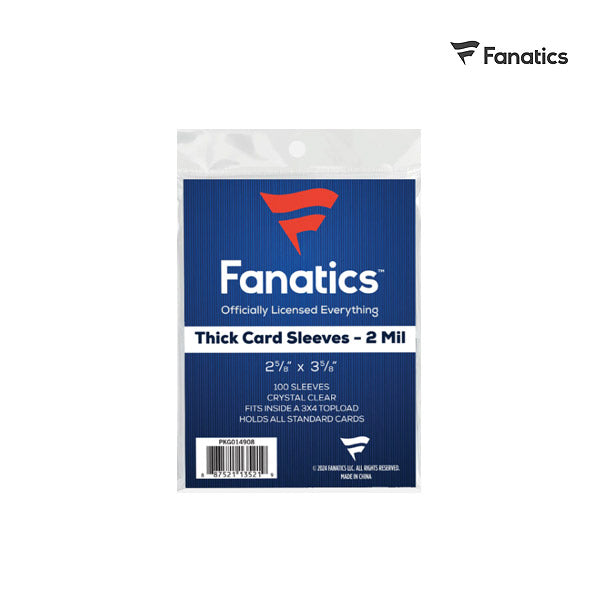 Fanatics Collectibles široke folije za kartice standardne veličine prozirne - 100 komada